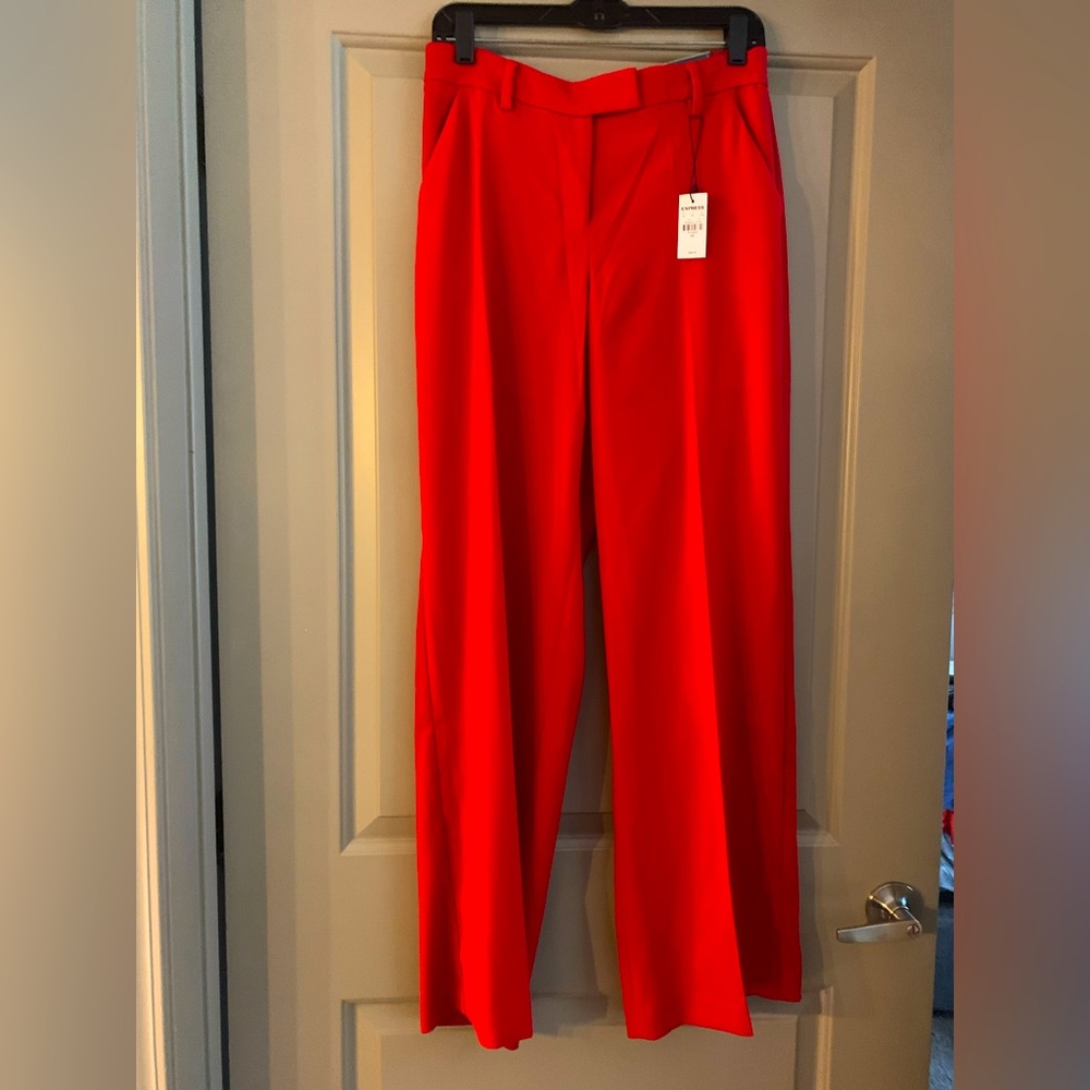 Express Editor- Red Slacks